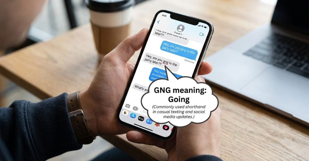 people type gng as a shorthand for going.